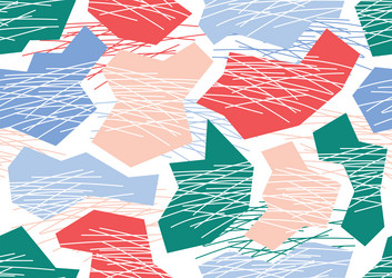 various modern free form shapes and doodle objects vector image