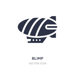 Blimp icon on white background simple element vector