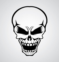 Detailed Skull Artwork Vector Image