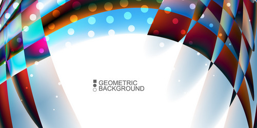 Geometric colorful abstract background vector