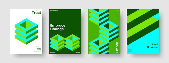 creative background layout geometric report vector image
