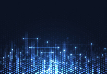 cloud networking city concept design digital data vector image