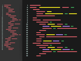 Digital Code Text Computer Software vector image