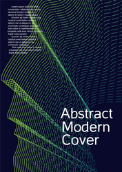 creative fluid background from abstract lines vector image