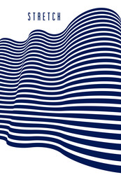 minimal design of abstract lines in 3d vector image