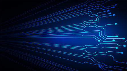 technology background with hi-tech digital data vector image