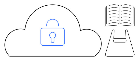 cloud security and knowledge management for secure vector image
