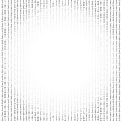 binary code background vector image