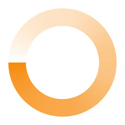circle preloader buffer shape circular progress vector image