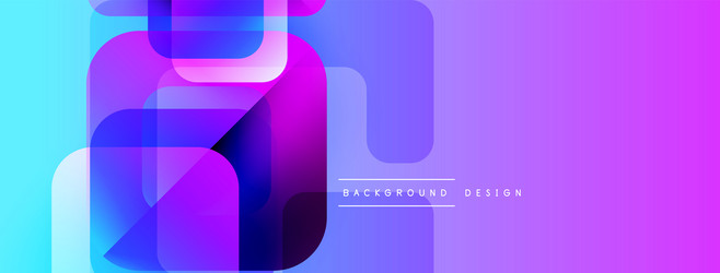abstract geometric shapes overlap creating vector image