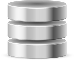 Database Icon - Data Storage vector image