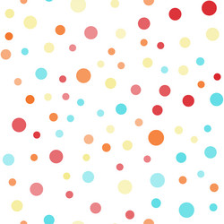 seamless pattern with random colorful dots vector image