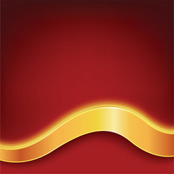 Dynamic Red Curve Background vector image