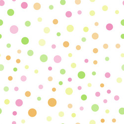 seamless pattern with random colorful dots vector