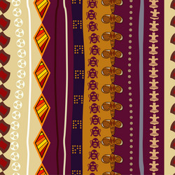 seamless pattern with geometric elements and mask vector image