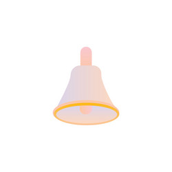 Bell on gradient style for design element vector