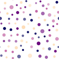 seamless pattern with random colorful dots vector