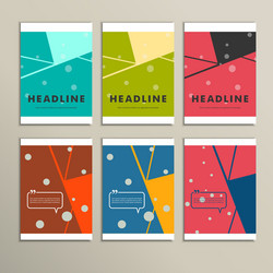 abstract line and shapes on bright background vector image