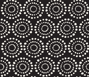 seamless pattern repeating geometric elements vector image