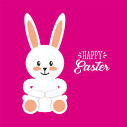 happy easter design vector