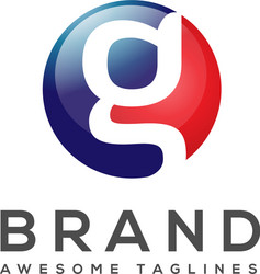 Letter G Logo - Abstract & Modern Vector Image