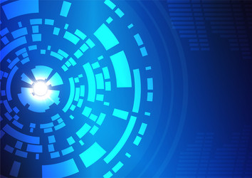Modern Tech Circles Background vector
