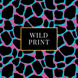 zebra gradient giraffe dalmatian pattern animal vector image