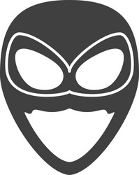 Superhero superman mask design vector