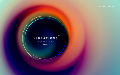 abstract twisted background with liquid gradient vector image