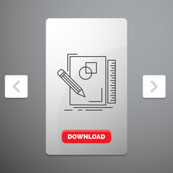 sketch sketching design draw geometry line icon vector image