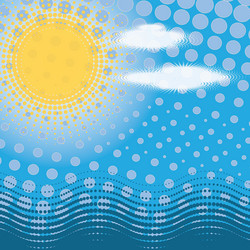 sea landscape Vector Image