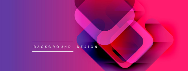 abstract geometric shapes overlap creating vector image