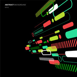 abstract elements dynamic rounded line diagonal vector image