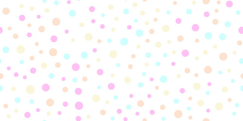 seamless pattern with random colorful dots vector image