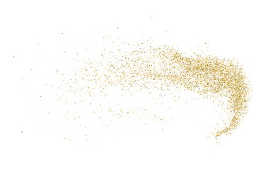 Gold Glitter Texture Vector Image