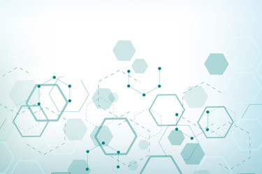 science network pattern connecting lines and dots vector image