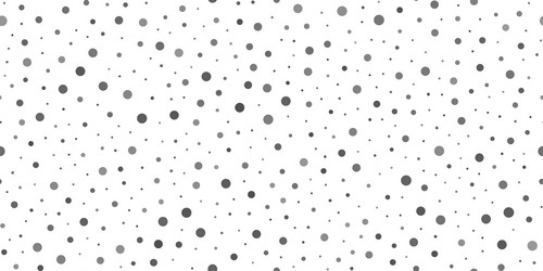seamless pattern with random black dots on white vector image