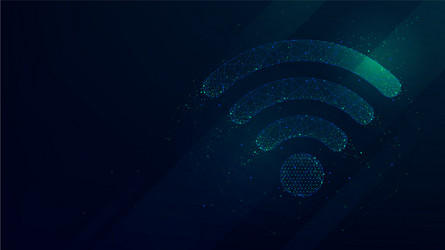 wireless future technology and networking concept vector image