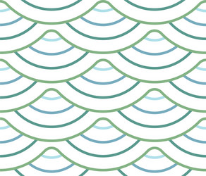 abstract geometric pattern with wavy lines vector image