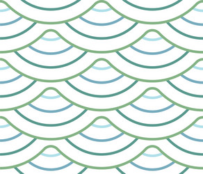 abstract geometric pattern with wavy lines vector