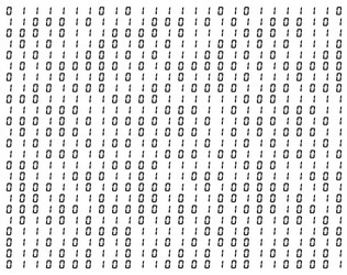 Digital Code Pattern Abstract vector image
