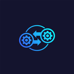 integration optimization icon vector image