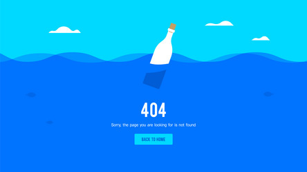 Error 404 page not found template with crane hook vector