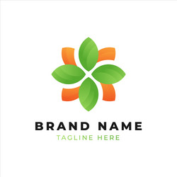 Leaf logo design inspiration vector