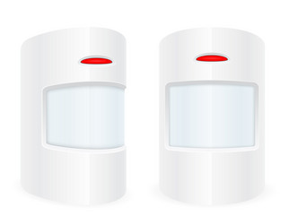 Motion Sensor Security System vector image