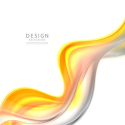 Smooth Wave Stream Abstract Background vector image