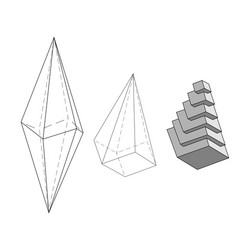 initial idea of the internal structure vector image