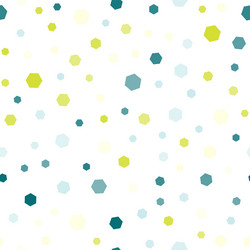 Seamless pattern with colorful hexagons vector