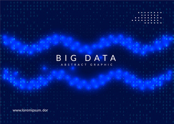 big data background technology for visualization vector image