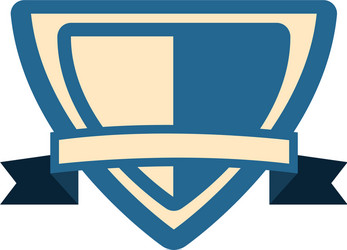 emblem badge empty template vector image